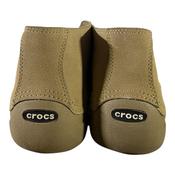 Crocs Hi Cruiser Men’s Chukka Brown Tan Suede Boots Size 9 Lace Up - Picture 5 of 8